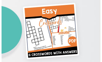Easy Crosswords for Kids – Vocabulary Puzzle Series