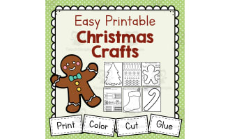 Easy Printable Christmas Crafts