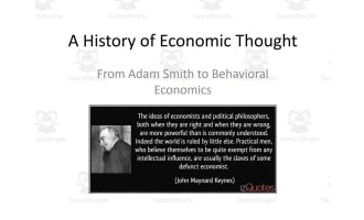 Economic Theories and History
