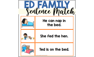 ED Word Family Sentence Matching