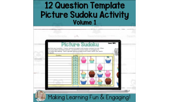Editable Customizable Self-Checking Template Digital Activity Picture