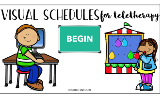 EDITABLE Digital Visual Schedules with Tokens - Balloons and Games