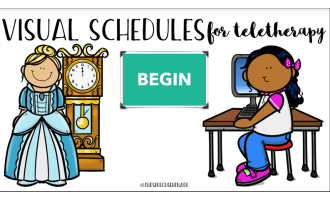 EDITABLE Digital Visual Schedules with Tokens - Princess
