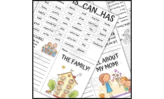 Editable Family Mini Books: My Unique Family