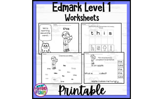 Edmark, Level 1 Set L Printable, Special Ed