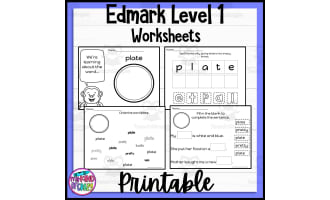 Edmark, Level 1 Set N Printable, Special Ed