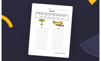 EE EA Vowel Worksheet