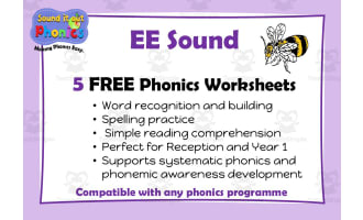EE: Long EE/Vowel/Vowel Team Phonics Worksheets