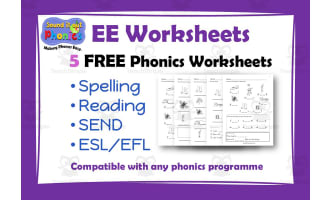 EE Phonics Worksheets: 5 FREE!