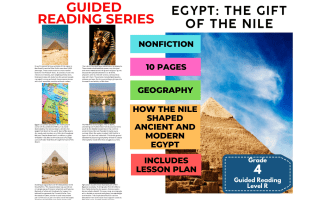 Egypt The Gift of the Nile: Guided Reading Level R with Lesson Plan