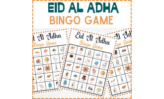 Eid Al Adha Bingo Game | Hajj Activity, Eid Al Adha Game for Kids