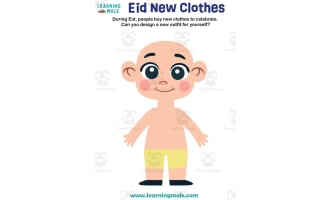 Eid New Clothes Activity