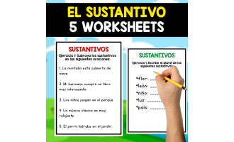 EL SUSTANTIVO | 5 FREE PAGES OF EXERCISES
