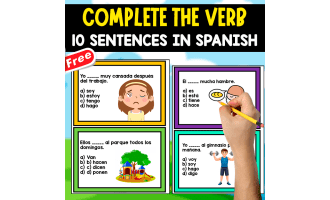 EL VERBO EN ESPAÑOL | COMPLETE THE SENTENCES