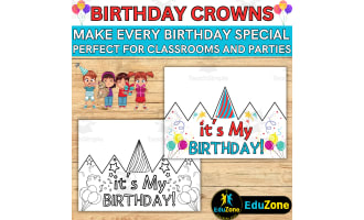 Elevate Your Birthday Celebrations with Customizable Crowns and Hats!