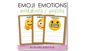 Emoji Emotions Worksheets
