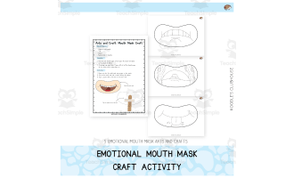 Emotional Mouth Mask Craft