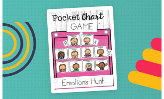 Emotions Alphabet or Number Hunt Game