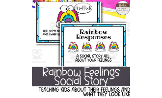 Emotions and Body Feelings Social Story-- Rainbow Feelings