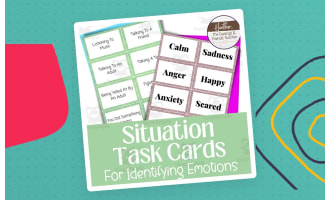 Emotions Situation Task Cards For Identifying Emotions With Kids