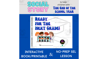 End of the School Year/Moving Grades - Interactive Book/Printable