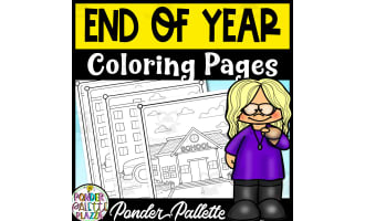 End of Year Coloring Pages