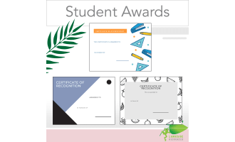 End of Year Student Award Certificates