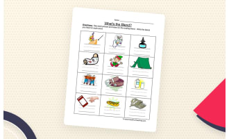 Ending Blends Pictures Worksheet