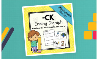 Ending Digraph: -CK Activity Packet | Printable Resources to Teach Digraphs