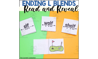 Ending L Blends Read and Reveal Blending Cards