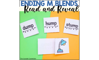 Ending M Blends Read and Reveal Blending Cards