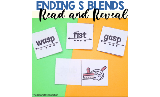 Ending S Blends Read and Reveal Blending Cards