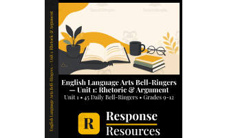 English Language Arts Bell Ringers Unit 1 - 45 Warm-Ups (Grades 9-12)