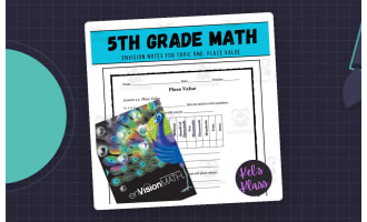 Envision Math Grade 5 Topic 1: Place Value (Notes, Quiz, Keys)