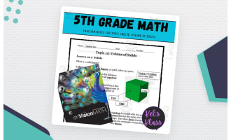 Envision Math Grade 5 Topic 12 Volume of Solids