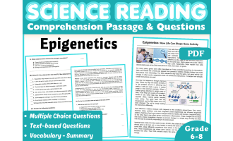 Epigenetics: Middle School Life Science Reading Comprehension (PDF)