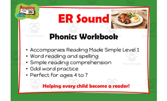 ER: Phonics Workbook Reading Made Simple