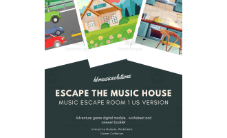 Escape the Music House | Music Escape Room 1 Interactive Module - US Version