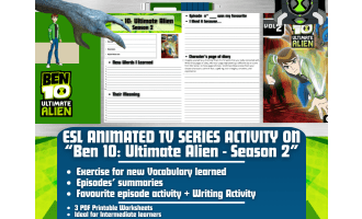 ESL Animated TV Series Activity - "Ben 10: Ultimate Alien" - Season 2