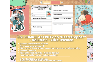 ESL Comics Activity - Heartstopper - Volume 5 - Alice Oseman