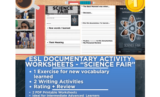 ESL Documentary Activity Worksheets - Science Fair