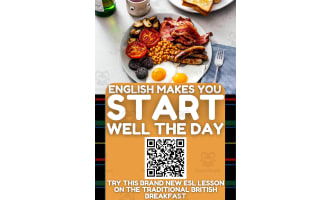 ESL EFL TESOL TEFL Lesson Plan on the traditional British Breakfast