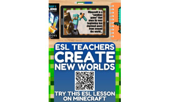 ESL Lesson on Minecraft - Listening + Writing Activity