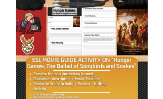 ESL Movie Guide - The Hunger Games: The Ballad of Songbirds of Snakes