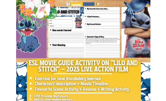 Lilo & Stitch (2025) – ESL Movie Guide Worksheet