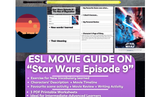 ESL Movie Guide Worksheet - Star Wars Episode 9: The Rise of Skywalker