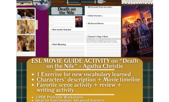 ESL Movie Guide Worksheets - Death on the Nile