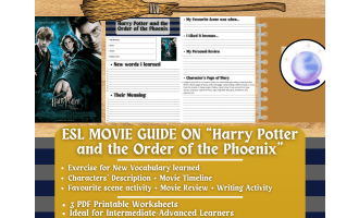 ESL Movie Guide Worksheets - Harry Potter and the Order of the Phoenix