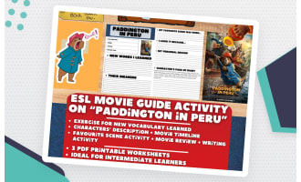 ESL Movie Guide Worksheets on "Paddington in Peru"