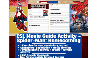 ESL Movie Guide Worksheets - Spider-Man - Homecoming